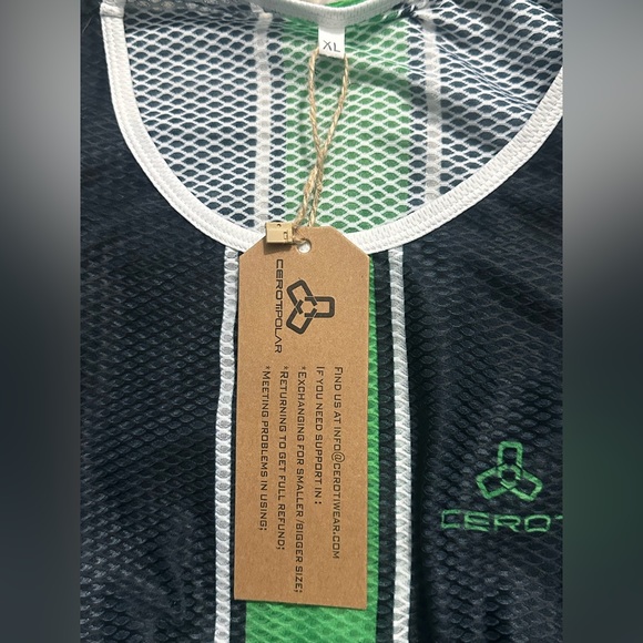 CEROTIPOLAR Men’s Sleeveless Cycling Undershirt Quick Dry Bike Breathable Sz XL - Picture 4 of 6